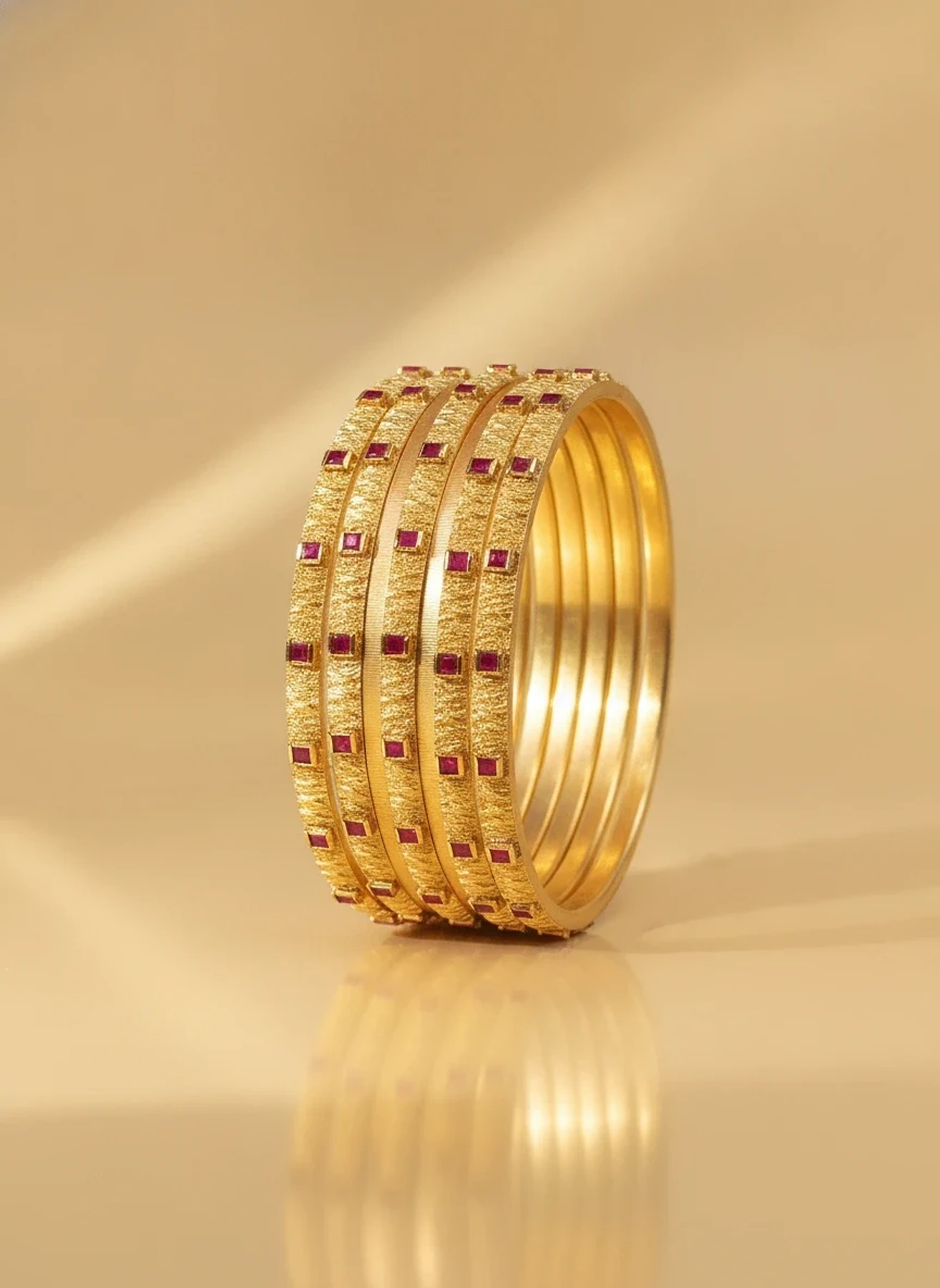 Septet Ruby Bangles