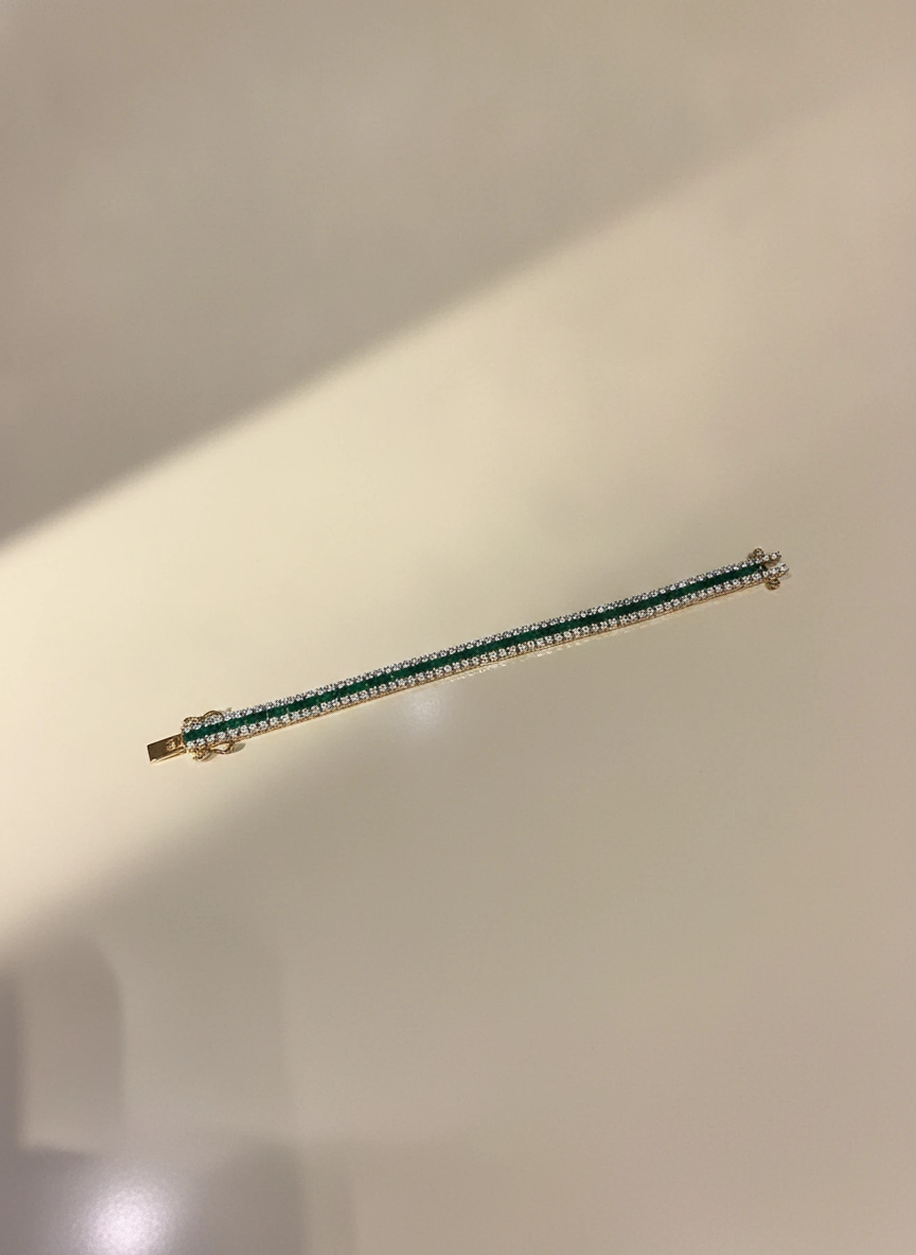 Emerald Seam Bracelet