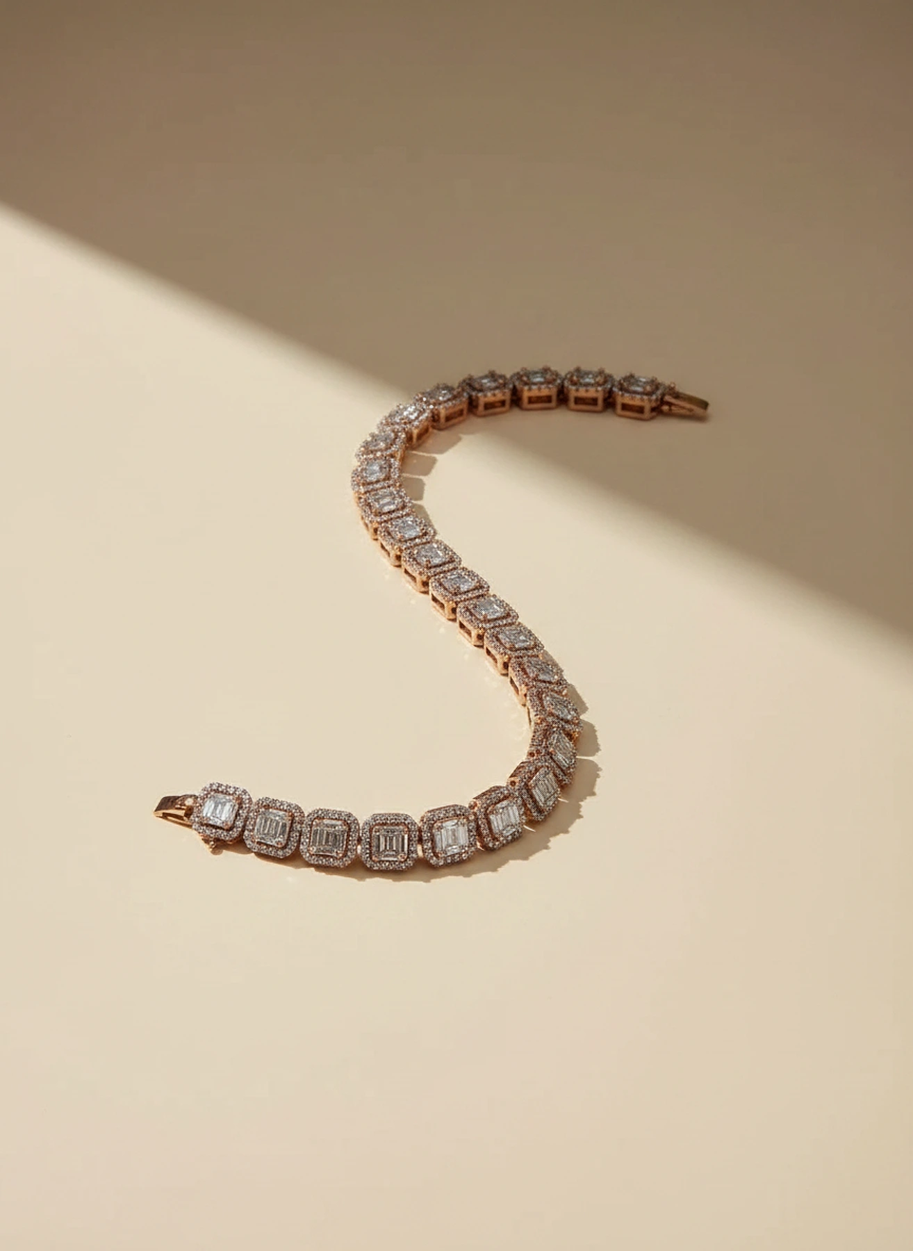 Estate Zircon Link Bracelet